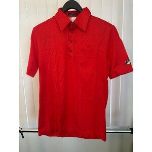 NWOT Vintage Men’s  Fila MAGLIFICIO BIELLESE Red Polo Shirt Size US 42 Large
